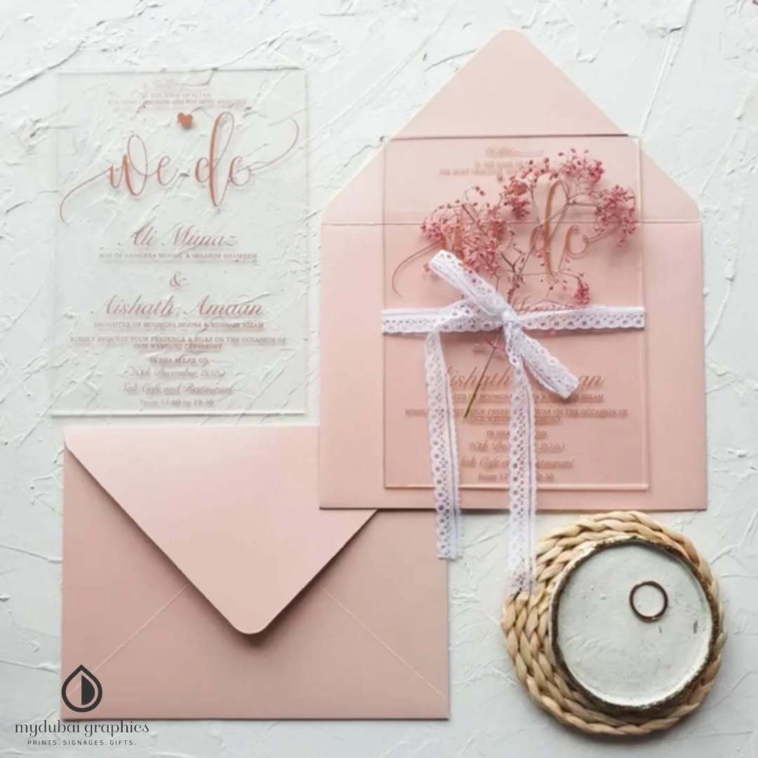 Executive Wedding Card