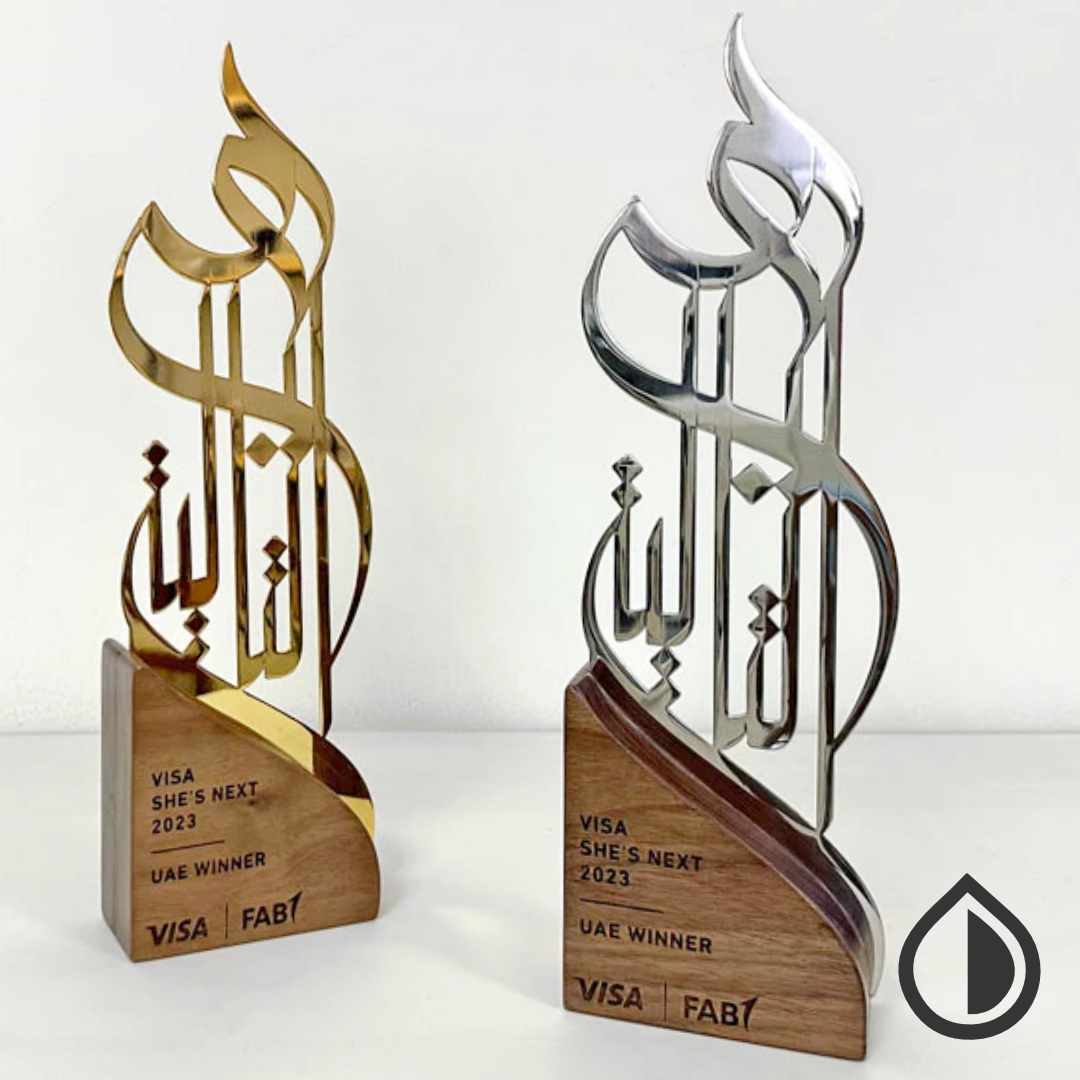 Custom awards, trophies, and plaques in Dubai with personalized engraving for corporate events, achievements, and recognition ceremonies.