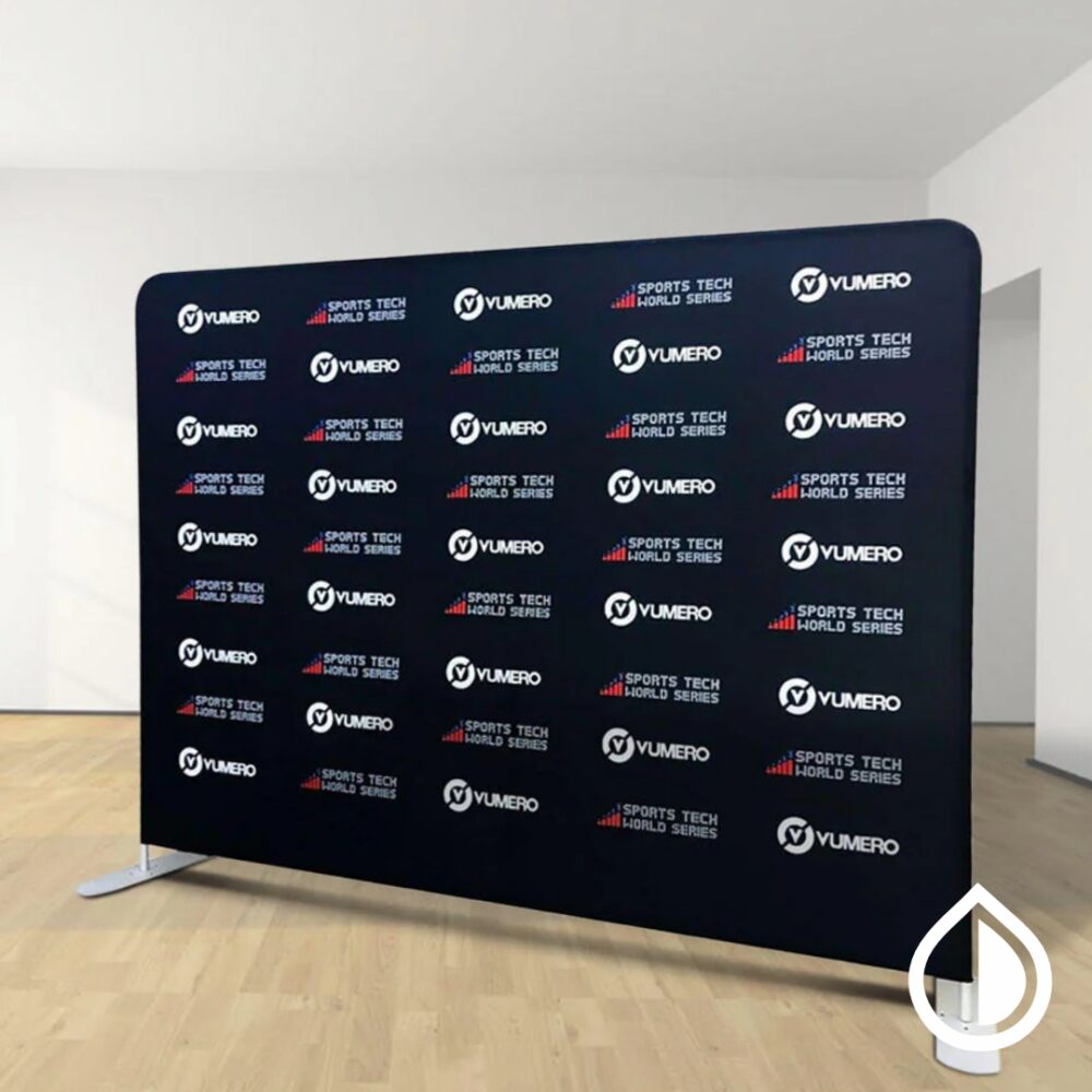 Custom printed backdrops for events, trade shows, and branding in Dubai. High-quality fabric, vinyl, and mesh options with vibrant full-color prints.