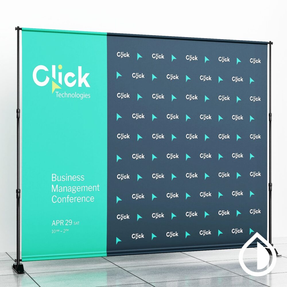 Custom printed backdrops for events, trade shows, and branding in Dubai. High-quality fabric, vinyl, and mesh options with vibrant full-color prints.