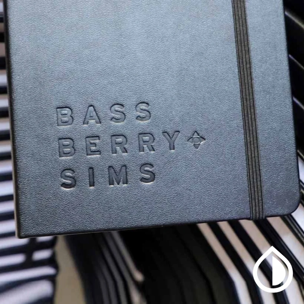 Professional debossing for luxury stationery, invitations, and packaging with recessed design effect