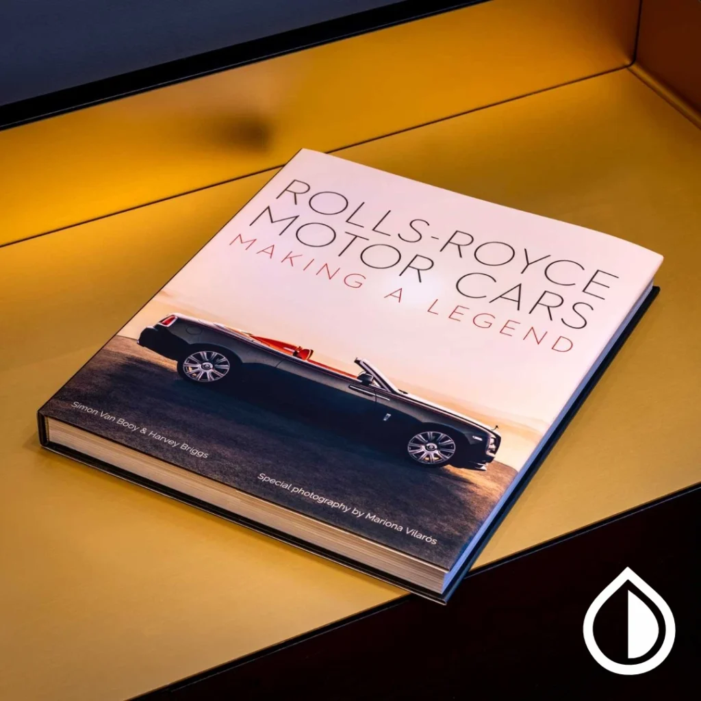 Professionally printed book with luxury binding, lamination, and premium paper by MDG Print Dubai