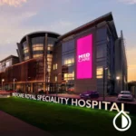 Medcare royal speciality hospital outdoor and indoor signboard with durable materials, LED options, and professional installation