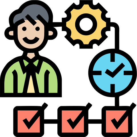 Manager discussing printing requirements