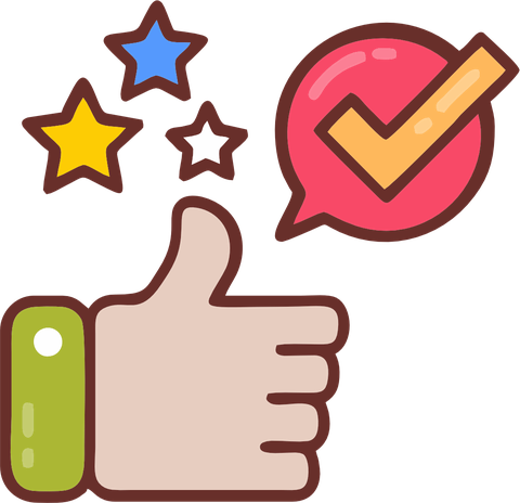 Customer giving product review