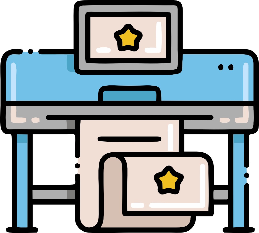 Large Printing Machine mockups