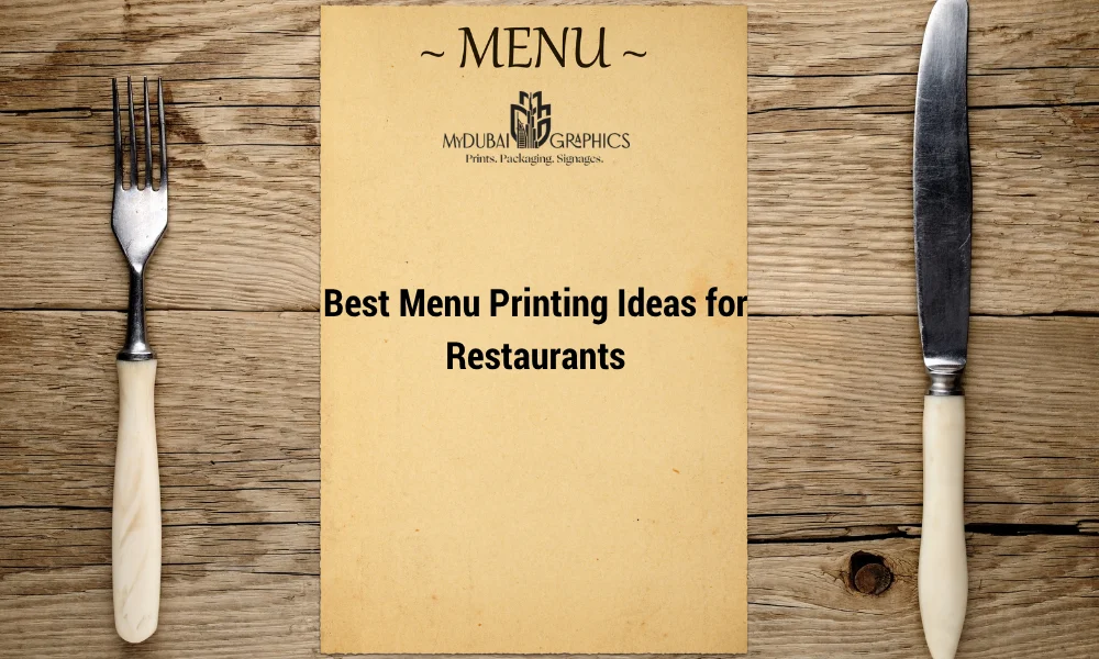 Best Menu Printing Ideas for Restaurants