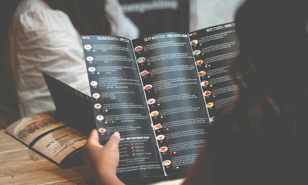 Professional Restaurant Menu Printing Ideas