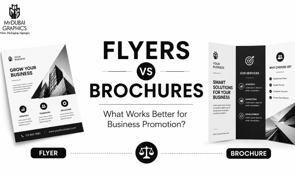 Flyers vs Brochures What Works Better for Business Promotion
